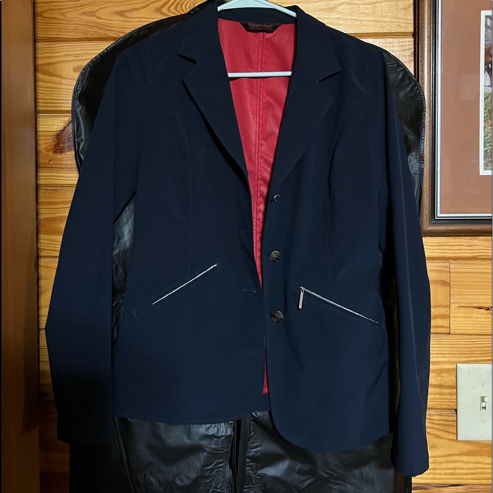 Navy show coat